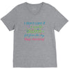 marching band i dont care if sparkly unicorns V-Neck Tee