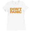 don't panic Ladies Fitted T-Shirt