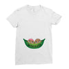 Two Peas In a Pod Twin Chocolate Babies Ladies Fitted T-Shirt