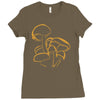 pilze magic mushroom wald natur nature psy psycho trip Ladies Fitted T-Shirt