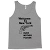 welcome to new york duck mother fucker black t shirt Tank Top