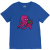 purple octopus playing the bagpipes V-Neck Tee