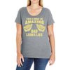 amazing dad Ladies Curvy T-Shirt
