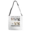 united color of frenchies Adjustable Strap Totes