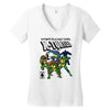x turtles, mutants in a half shell Women's V-Neck T-Shirt
