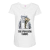 phantom tardis Maternity Scoop Neck T-shirt