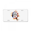 American Flag Q Fire License Plate