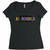 Greeting From Astroworld Wish You Were Here Women's Triblend Scoop T-shirt