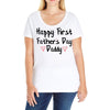 Happy First Father's Day Daddy Ladies Curvy T-Shirt