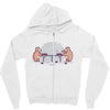 bear pong! Zipper Hoodie
