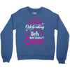 Celebrating With the 8th Birthday Queen Crewneck Sweatshirt