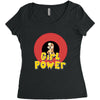 Girl Power Lola Bunny Women's Triblend Scoop T-shirt