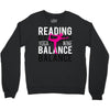Reading Yoga Wine Balance Crewneck Sweatshirt