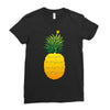 pineapple christmas tree Ladies Fitted T-Shirt