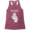 read between the lines Racerback Tank