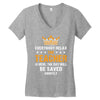 Everybody Relax The Teacher Is Here Women's V-Neck T-Shirt