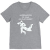 alternatives to war play rugby V-Neck Tee