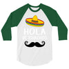 hola bitchachos 3/4 Sleeve Shirt