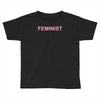 feminist Toddler T-shirt
