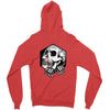 skull hexagon Zipper Hoodie