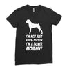 not just a dog person i'm a boxer mommy! Ladies Fitted T-Shirt