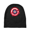 deadpool was here (captain america) Baby Beanies