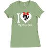 i love you my girlfreind Ladies Fitted T-Shirt