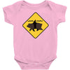 bear shark Baby Bodysuit