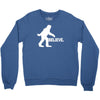gfoot t shirt funny t shirt cool tshirt sasquatch shirt kids tee shirt Crewneck Sweatshirt