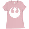 rebel alliance sticker vinyl decal star wars   car window wall decor Ladies Fitted T-Shirt