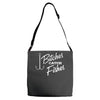fishing girls! Adjustable Strap Totes