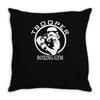 trooper boxing gym funny Throw Pillow
