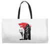 the king and the white wol Weekender Totes