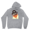 pug in a crew Hoodie