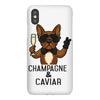 champagne and caviar iPhoneX