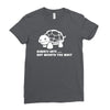 always late worth wait funny turtle tee Ladies Fitted T-Shirt