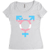 transgender Women's Triblend Scoop T-shirt