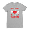 Forget it Girls My Mom Is My Valentine Ladies Fitted T-Shirt