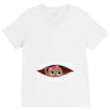 September Peeking Out Baby Girl V-Neck Tee