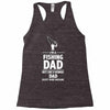 i'm a fishing dad   daddy Racerback Tank