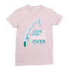 bends over Ladies Fitted T-Shirt