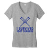 I Survived Foot Surgery Women's V-Neck T-Shirt