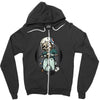 Skull Ride Zipper Hoodie