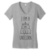 i am a unicorn Women's V-Neck T-Shirt