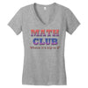 math club hippie hipster Women's V-Neck T-Shirt