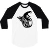 fangs dragon 3/4 Sleeve Shirt
