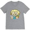 papy burger V-Neck Tee