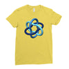 imu logo wt Ladies Fitted T-Shirt