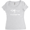 cricket it's an aussie thing Women's Triblend Scoop T-shirt
