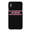 on wednesdays we smash the patriarchy iPhoneX Case